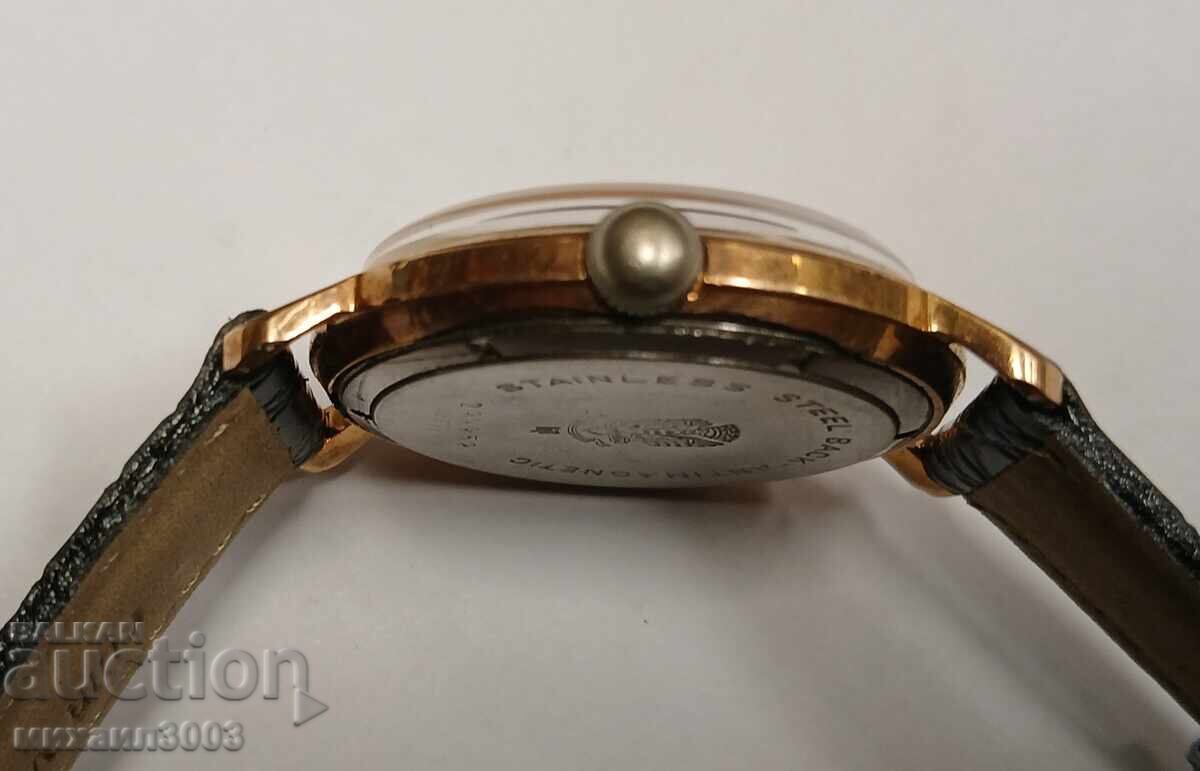 FRENCH MEN'S GOLD-PLATED WRISTWATCH LIP with price € 55.00 | 107.57 BGN