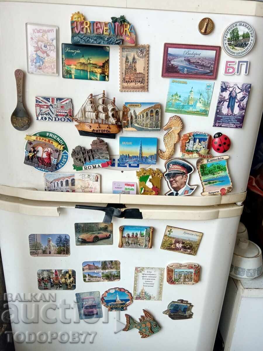Collection of refrigerator magnets Collection of refrigerator magnets