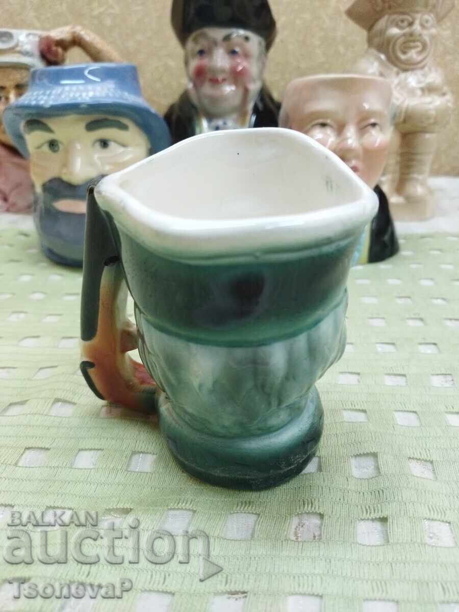 Auction Porcelain Jug Character Jugs, Face Jugs - The Pirate Auction Porcelain Jug Character Jugs, Face Jugs - The Pirate