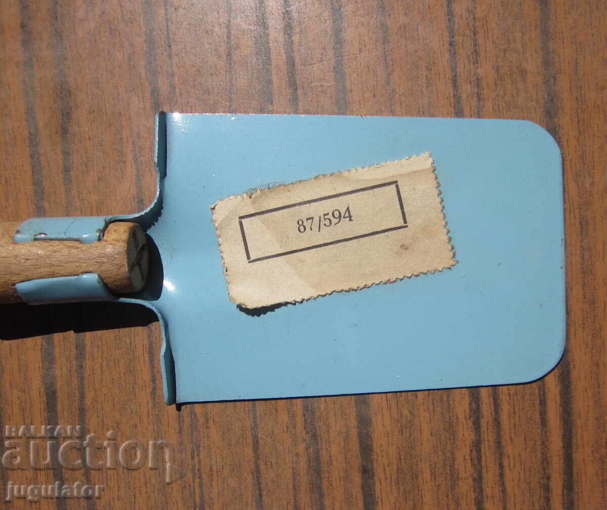 стара Българска детска играчка лопатка от соца с етикет - 5 стара Българска детска играчка лопатка от соца с етикет - 5