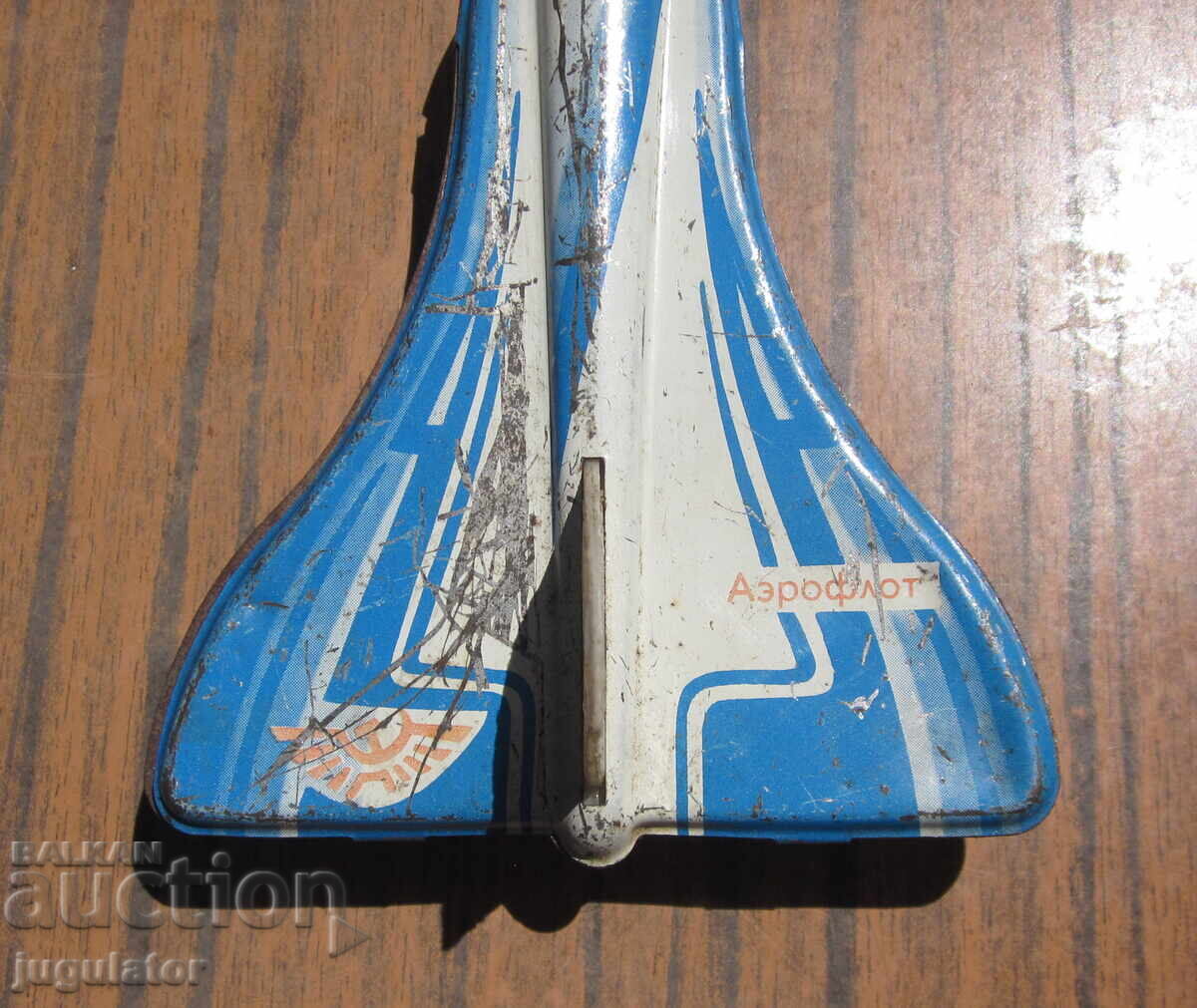 Руска СССР метална ламаринена играчка модел самолет аерофлот с цена 20.00 лв. | € 10.23 Руска СССР метална ламаринена играчка модел самолет аерофлот с цена 20.00 лв. | € 10.23