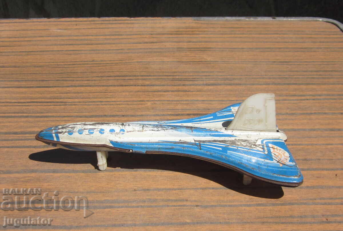 Аукцион Руска СССР метална ламаринена играчка модел самолет аерофлот Аукцион Руска СССР метална ламаринена играчка модел самолет аерофлот