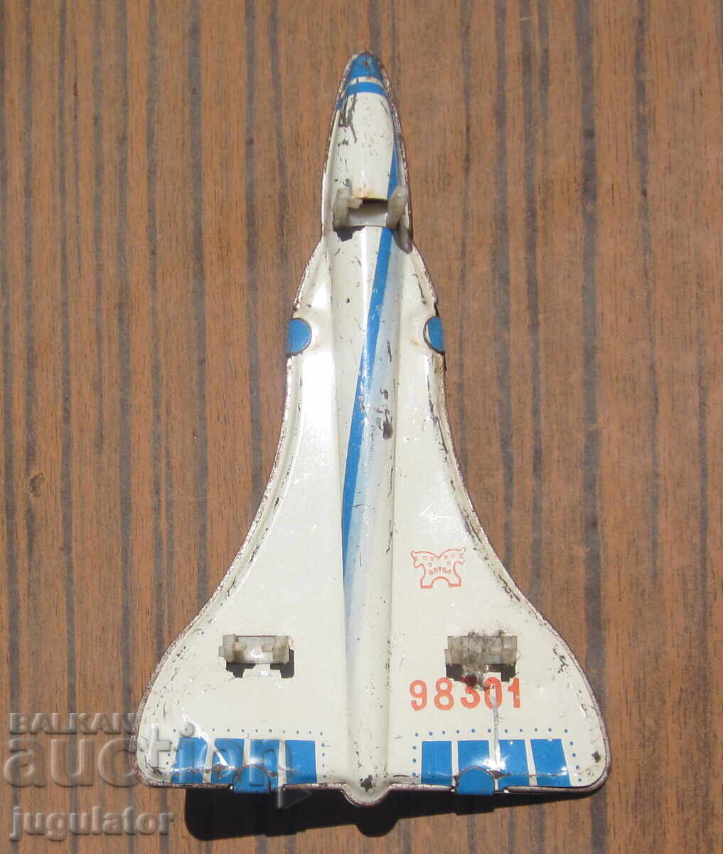 Руска СССР метална ламаринена играчка модел самолет аерофлот - 5 Руска СССР метална ламаринена играчка модел самолет аерофлот - 5