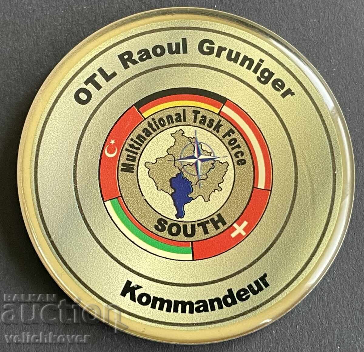 41205 Βουλγαρία μάρκας διοικητή Τάγματος KFOR Κοσσυφοπέδιο