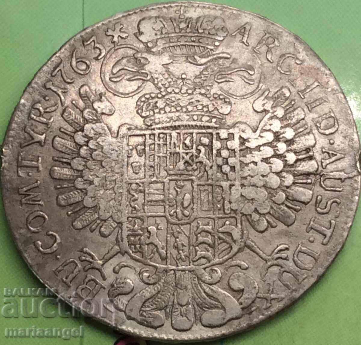 Livrarea Taler 1763 Austria Maria Tereza Tirol, Tirol 27,62g RAR