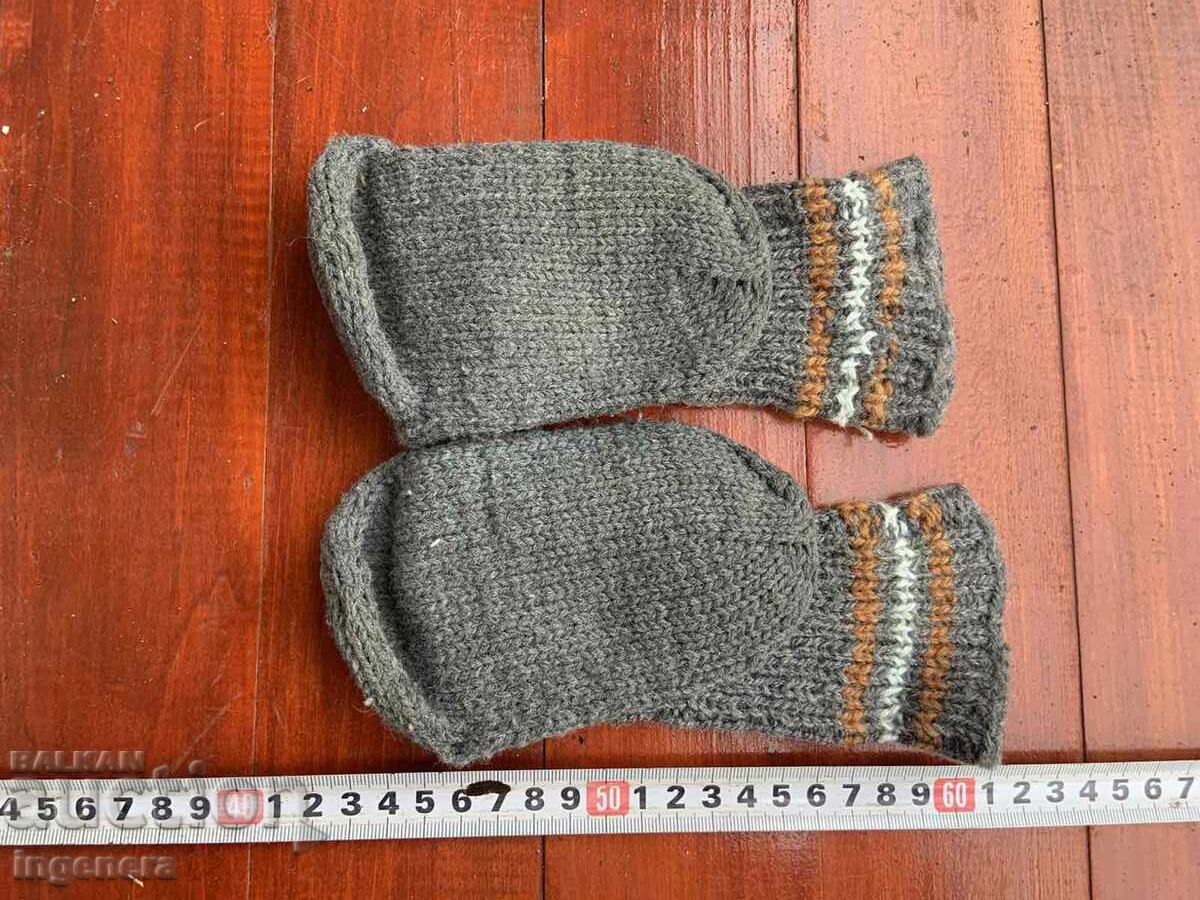 WOOL HAND-KNITTED SLIPPERS, SHOES, SOCKS, STOCKINGS NEW with price 8.00 BGN | € 4.09
