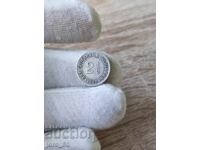 2 1/2 Stotinki 1888 Bulgaria (defect)