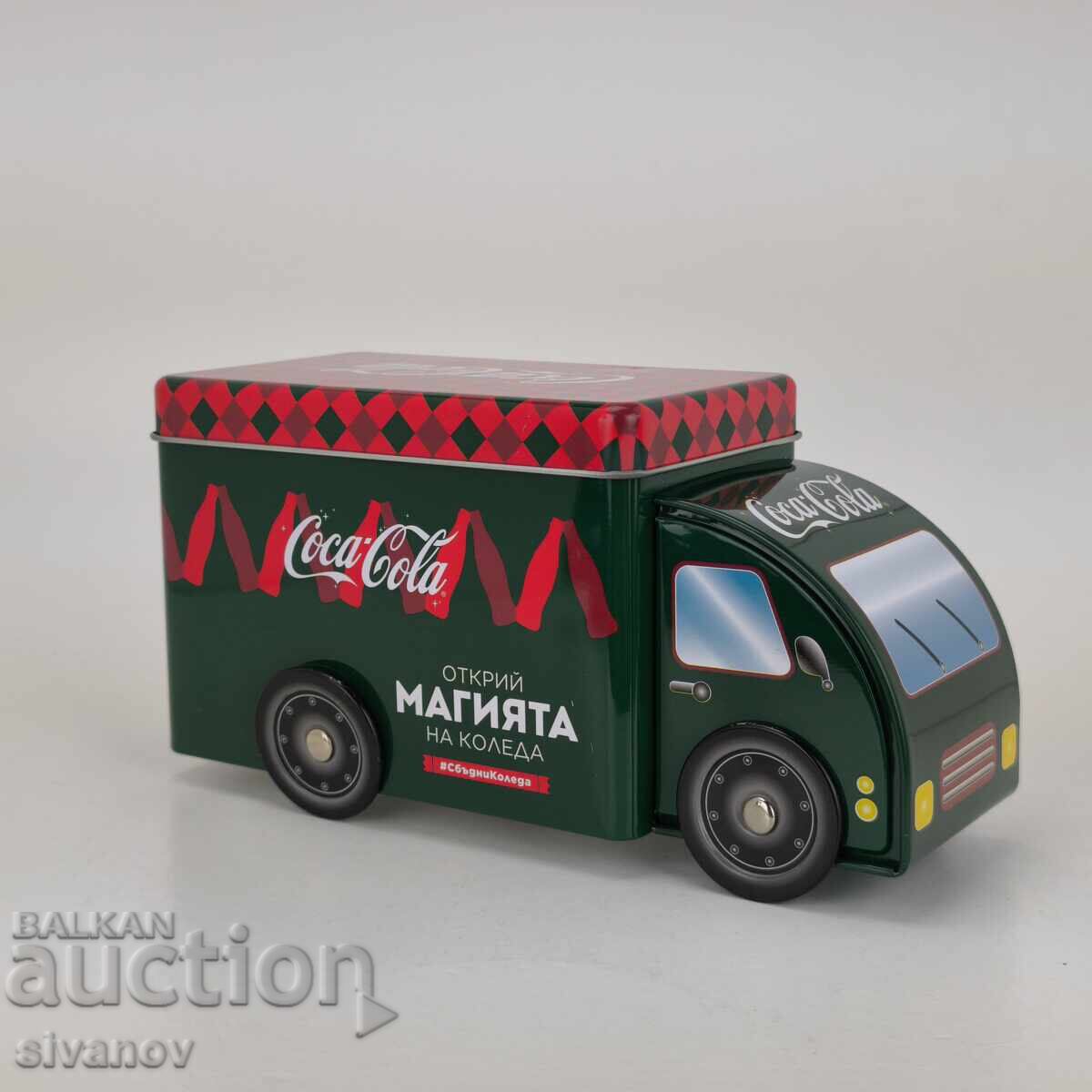 Metal Coca-Cola Christmas Truck Coca-Cola #5978