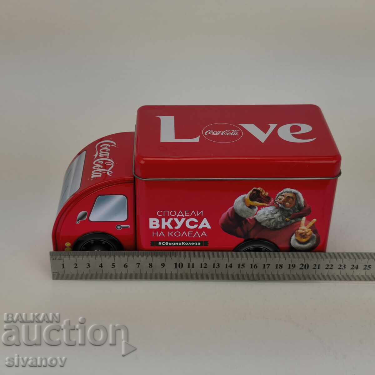 Metal Coca Cola Box Christmas Truck Coca Cola #5979 - 5