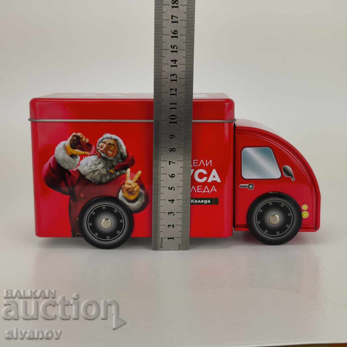 Metal Coca Cola Box Christmas Truck Coca Cola #5979 - 7