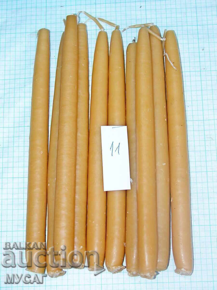 PARAFFIN CANDLES, 17 TYPES, FOR A PICNIC, in nature - 7