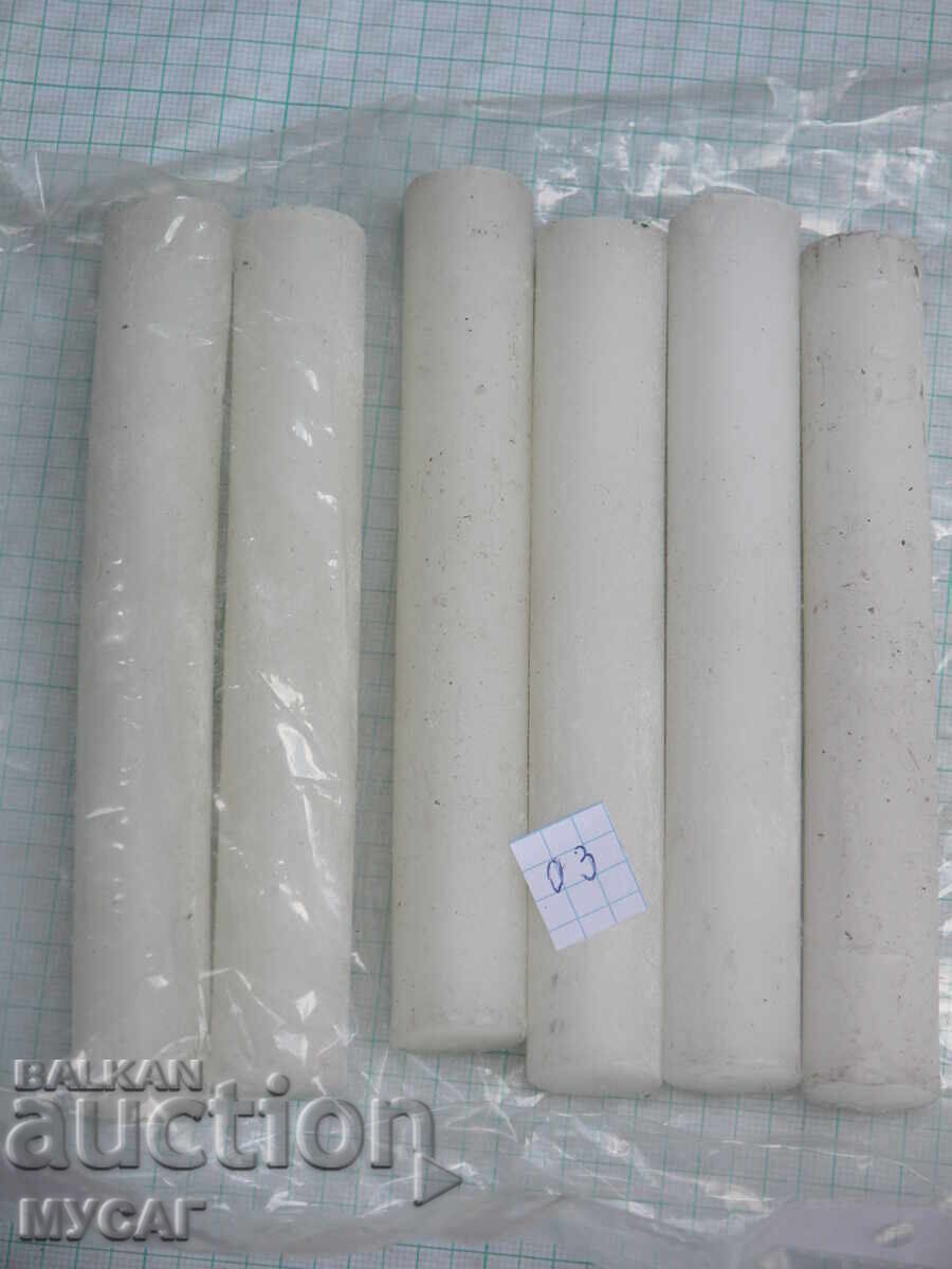 PARAFFIN CANDLES, 17 TYPES, FOR A PICNIC, in nature