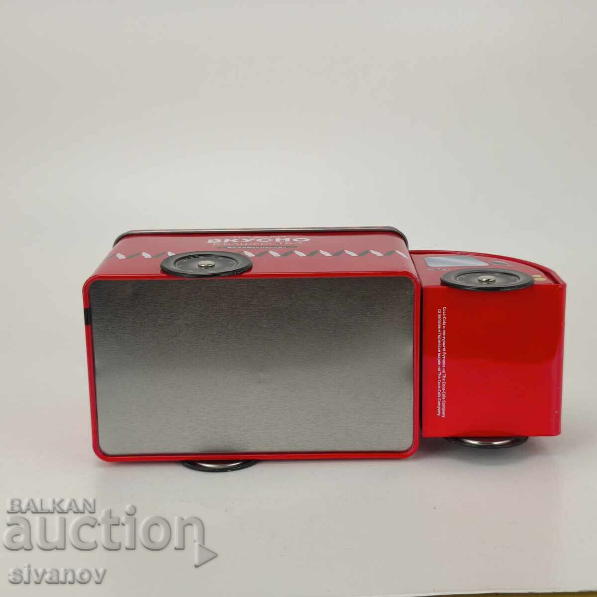 Δημοπρασία Μεταλλικό κουτί Coca Cola χριστουγεννιάτικο φορτηγό Coca Cola #5980 Δημοπρασία Μεταλλικό κουτί Coca Cola χριστουγεννιάτικο φορτηγό Coca Cola #5980