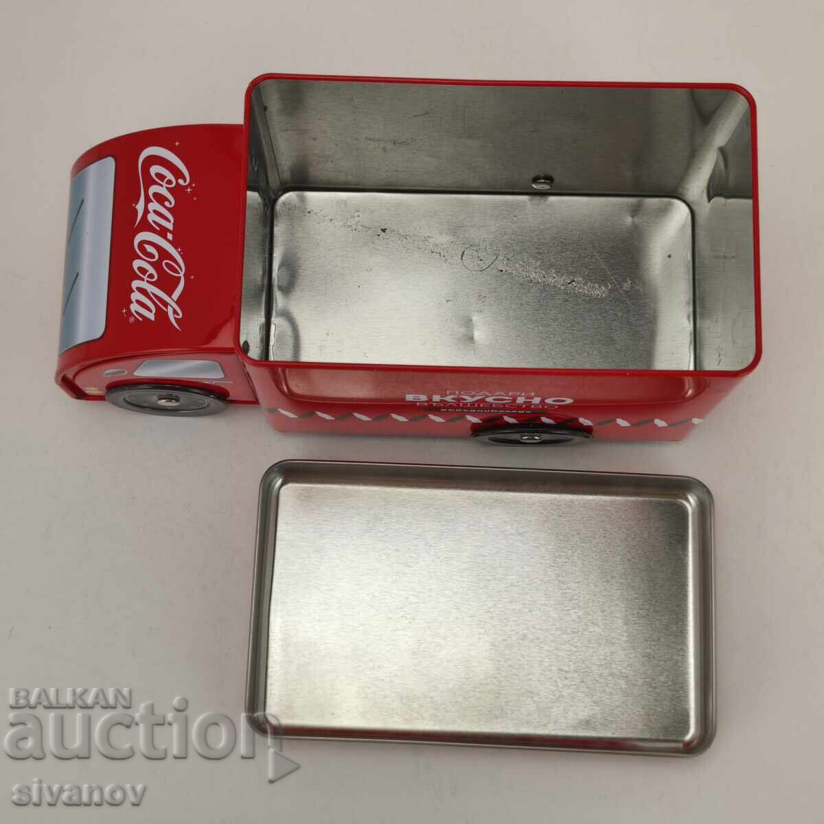 Παράδοση Μεταλλικό κουτί Coca Cola χριστουγεννιάτικο φορτηγό Coca Cola #5980 Παράδοση Μεταλλικό κουτί Coca Cola χριστουγεννιάτικο φορτηγό Coca Cola #5980