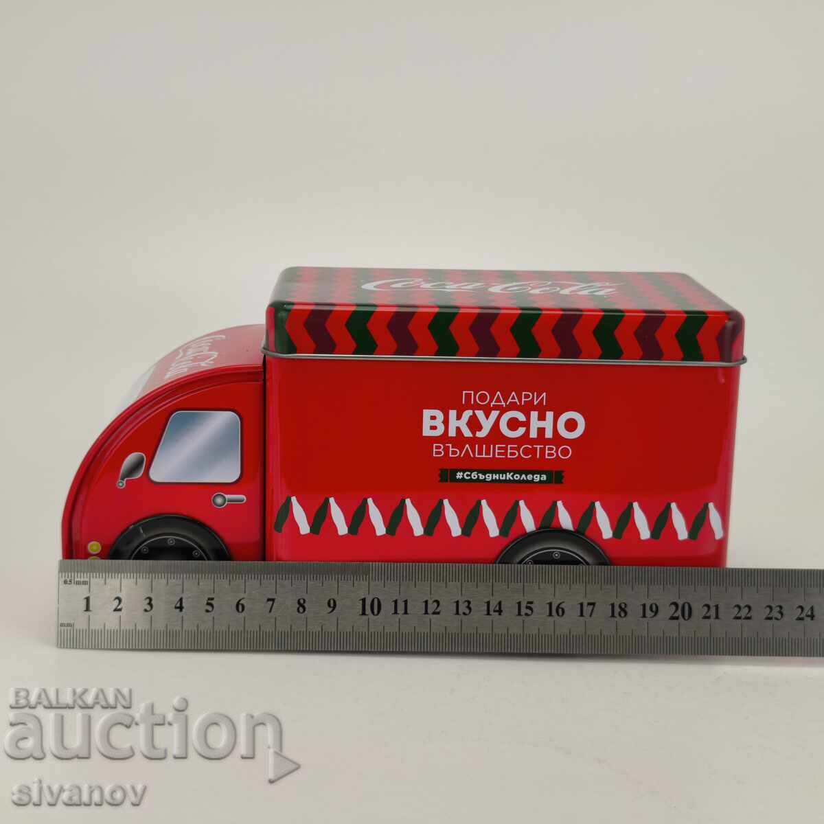 Μεταλλικό κουτί Coca Cola χριστουγεννιάτικο φορτηγό Coca Cola #5980 - 5 Μεταλλικό κουτί Coca Cola χριστουγεννιάτικο φορτηγό Coca Cola #5980 - 5