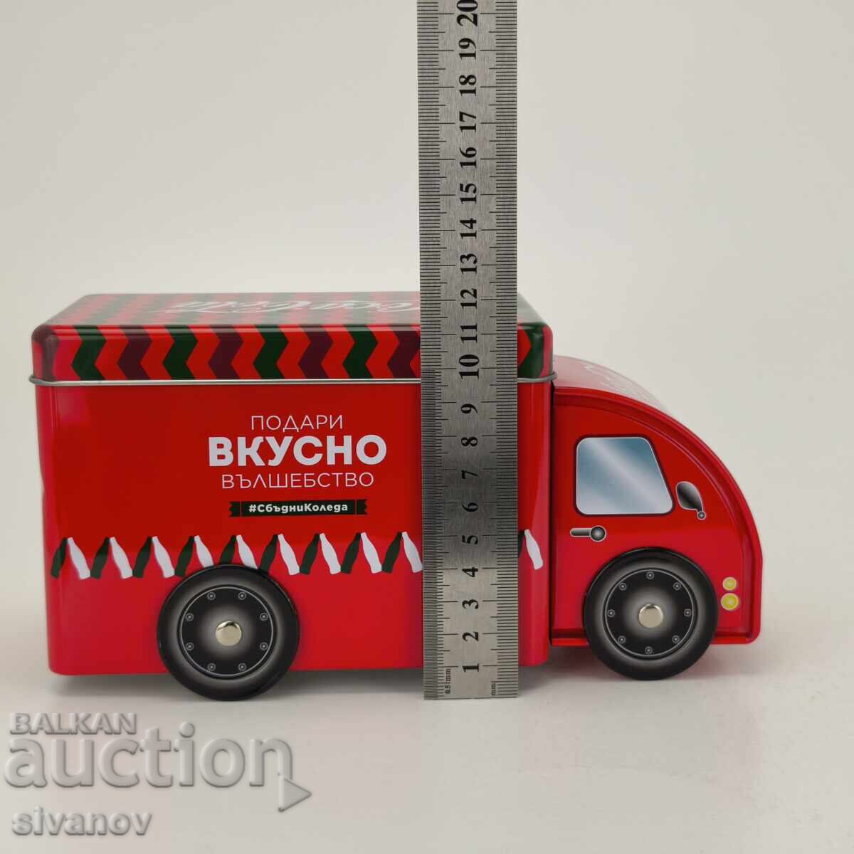 Μεταλλικό κουτί Coca Cola χριστουγεννιάτικο φορτηγό Coca Cola #5980 - 7 Μεταλλικό κουτί Coca Cola χριστουγεννιάτικο φορτηγό Coca Cola #5980 - 7