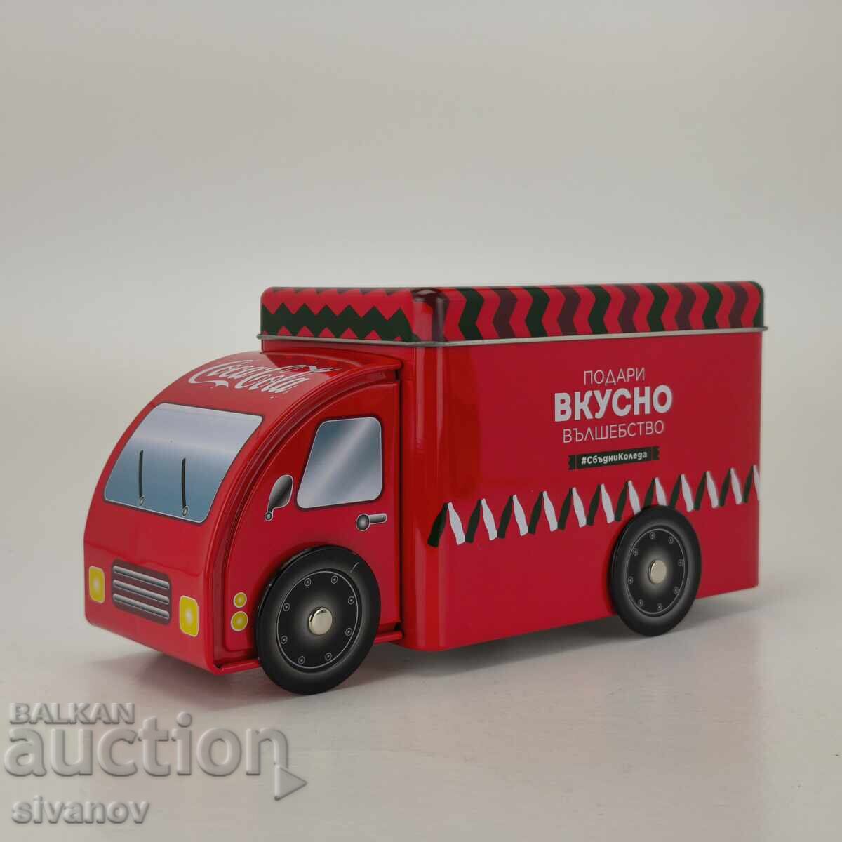 Μεταλλικό κουτί Coca Cola χριστουγεννιάτικο φορτηγό Coca Cola #5980 Μεταλλικό κουτί Coca Cola χριστουγεννιάτικο φορτηγό Coca Cola #5980