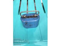 Old metal piggy bank