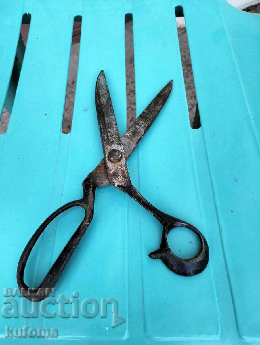 Old tailor's scissors