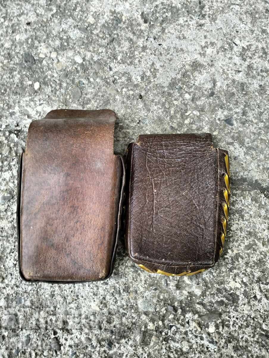 Livrarea Cutii vechi din piele pentru țigări