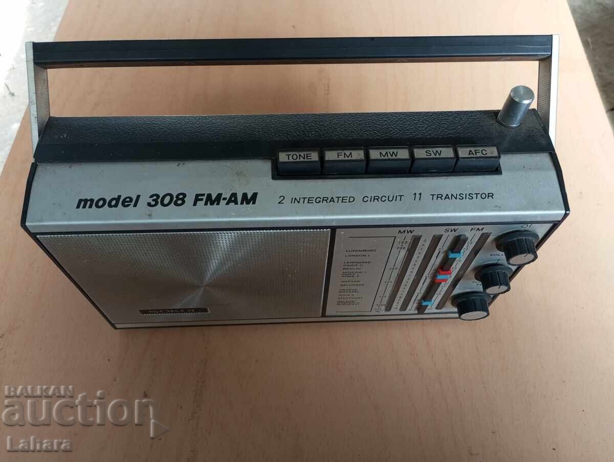 Auction Transistor Radio Sokol 308 FM - AM Auction Transistor Radio Sokol 308 FM - AM
