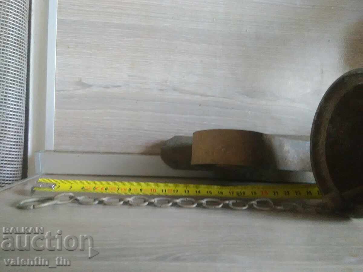 Old massive brass (bronze) bell - 6