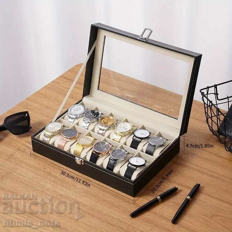 cutie de lux pentru depozitare si prezentare a 12 ceasuri cutie de lux pentru depozitare si prezentare a 12 ceasuri