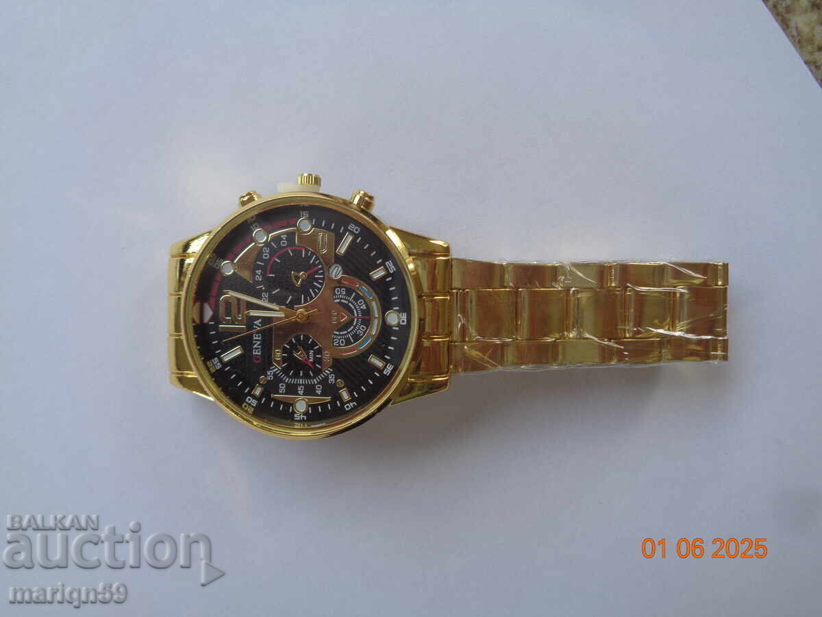 WATCH with a sturdy bracelet, nice by Geneva