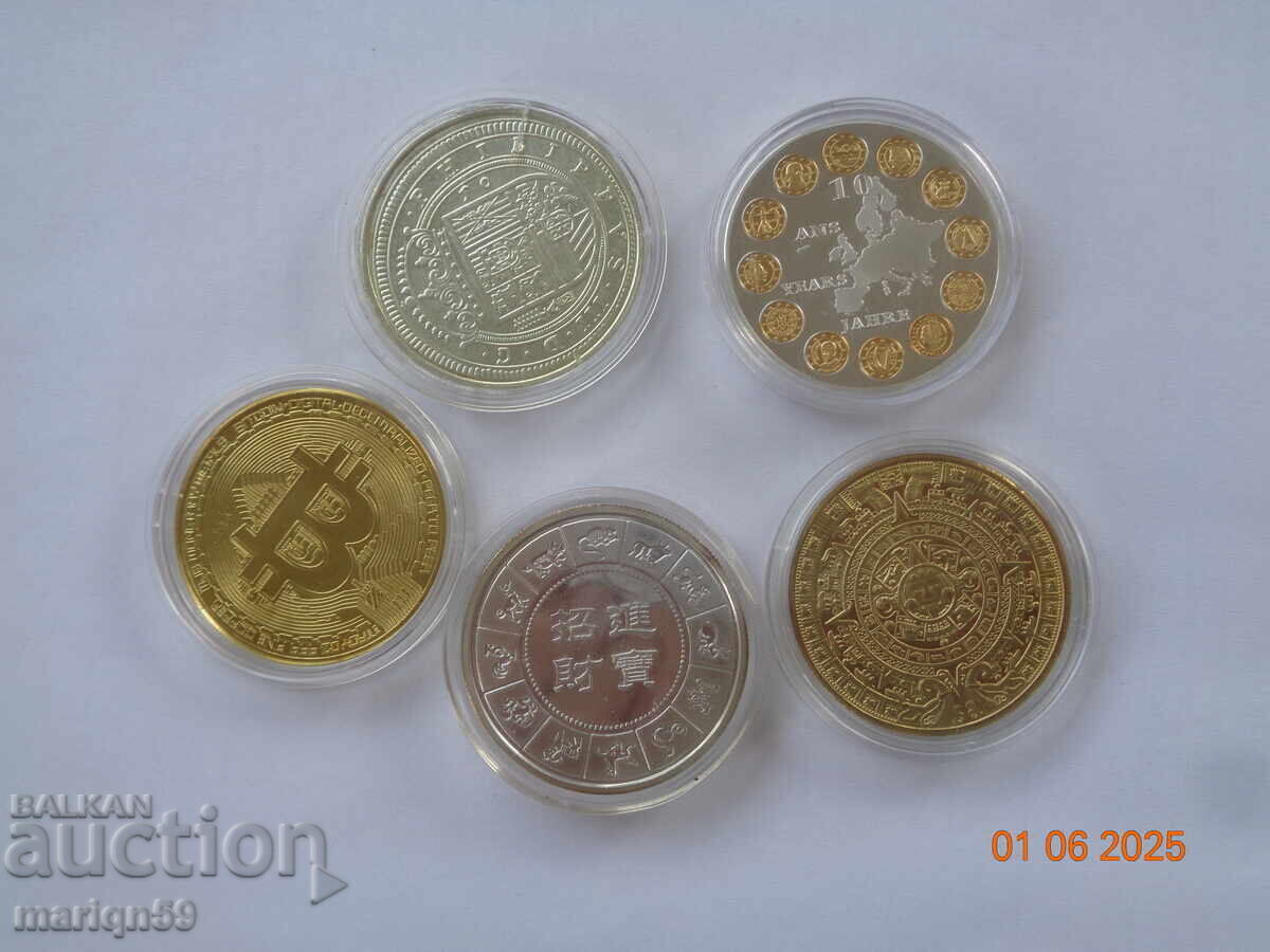 5 τεμάχια διάφορα UNC νομίσματα με τιμή 20.99 BGN | € 10.73 5 τεμάχια διάφορα UNC νομίσματα με τιμή 20.99 BGN | € 10.73