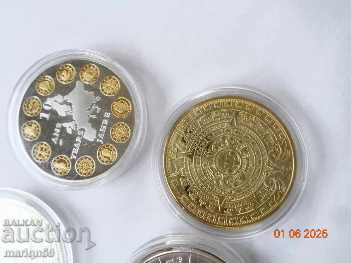 5 bucăți monede UNC diferite - 5 5 bucăți monede UNC diferite - 5