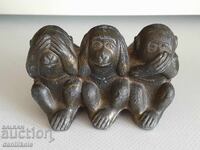 *$*Y*$* NU ȘTIU NU AM AUZIT NU AM VĂZUT STATUETĂ VECHE - FONTĂ *$*Y*$*