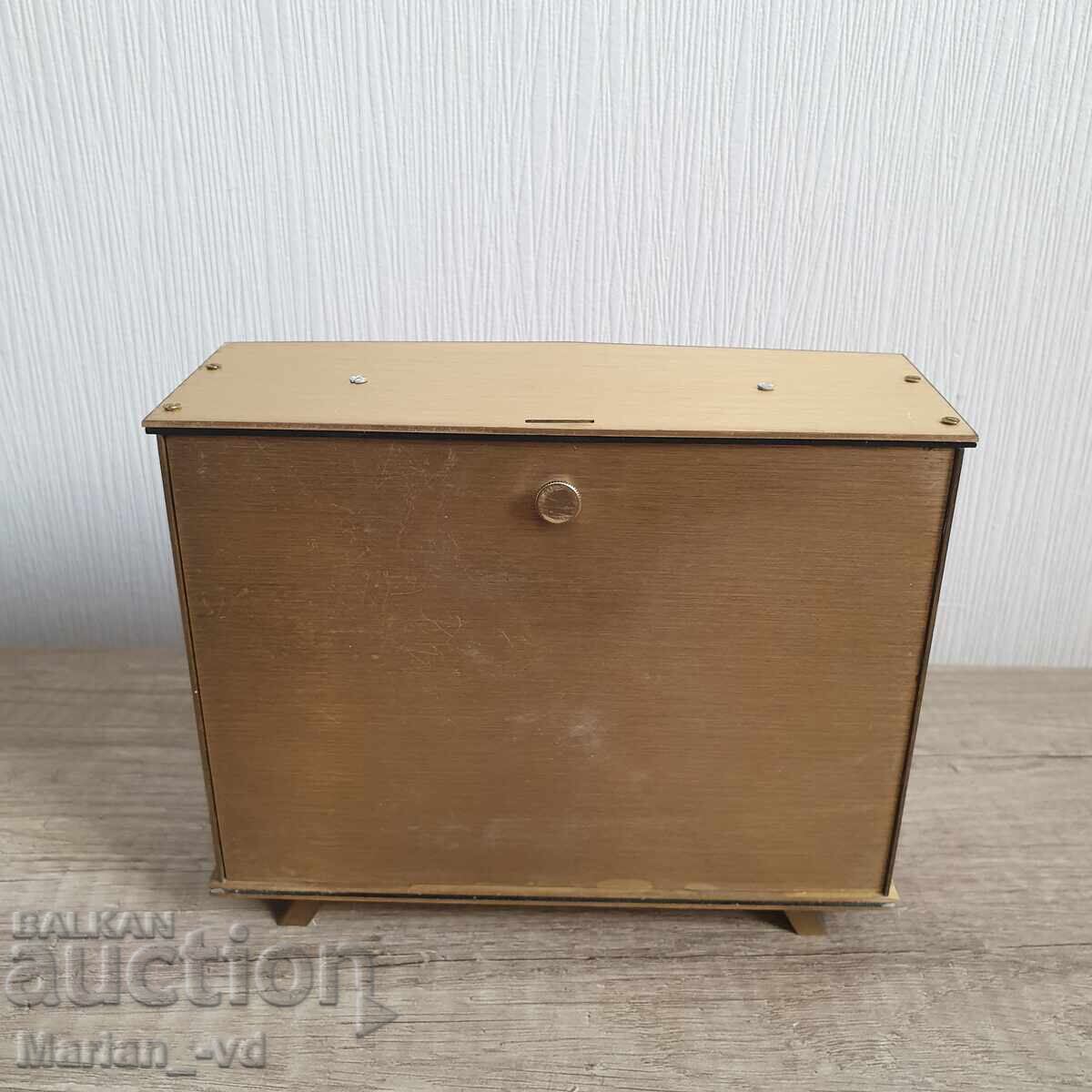 Old bronze Diehl Electro table clock - 5 Old bronze Diehl Electro table clock - 5