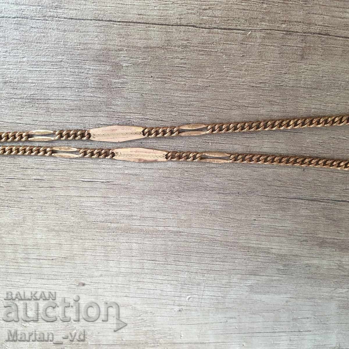 Аукцион Кюстек за джобен часовник с двоен окачвач за часовника