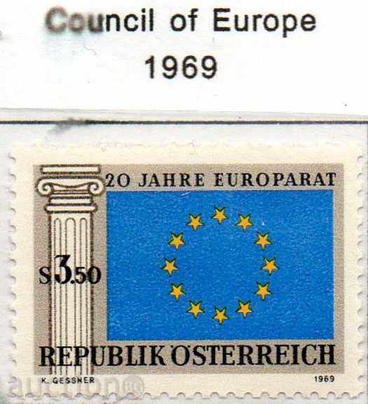1969. Austria. 20 g. Council of Europe 1969. Austria. 20 g. Council of Europe