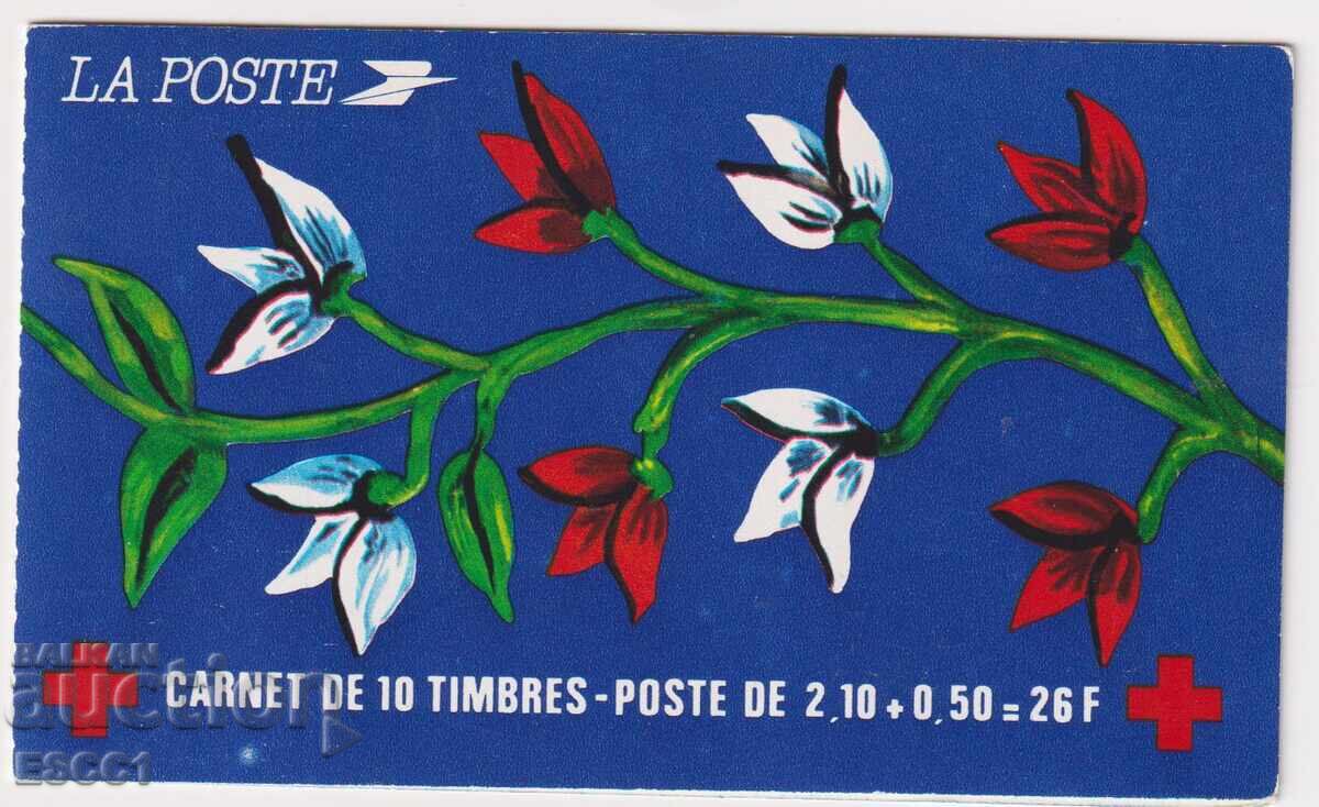 Καθαρό γραμματόσημο σε καρτελάκι Ερυθρού Σταυρού Λουλούδια 1984 από Γαλλία με τιμή 17.00 BGN | € 8.69