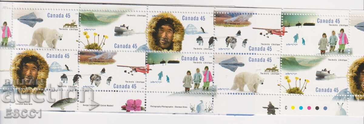 Καθαρές γραμματόσημες σε καρτελάκι Αρκτική Σκύλοι Λευκή Αρκούδα 1999 Καναδάς Καθαρές γραμματόσημες σε καρτελάκι Αρκτική Σκύλοι Λευκή Αρκούδα 1999 Καναδάς