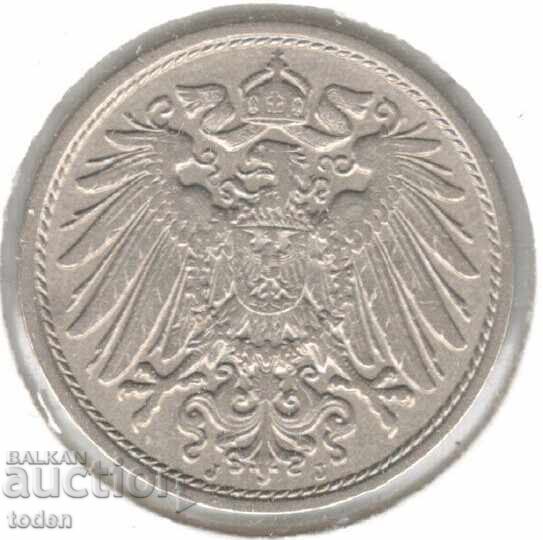 Germany - 10 Pfennig - 1912 J - KM# 12 - Wilhelm II - Small Shield with price 3.50 BGN | € 1.79