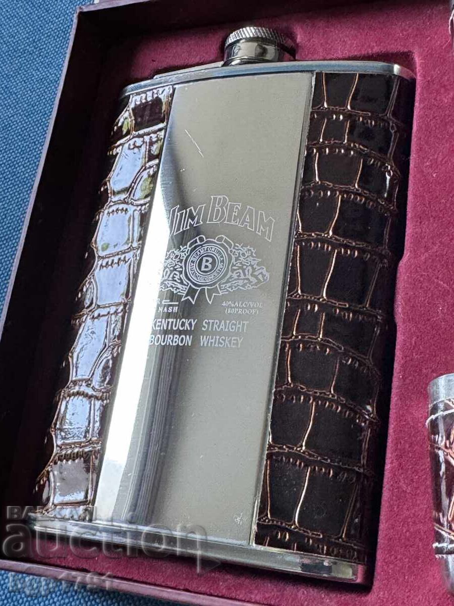 Livrarea Set de călătorie pentru whisky din oțel