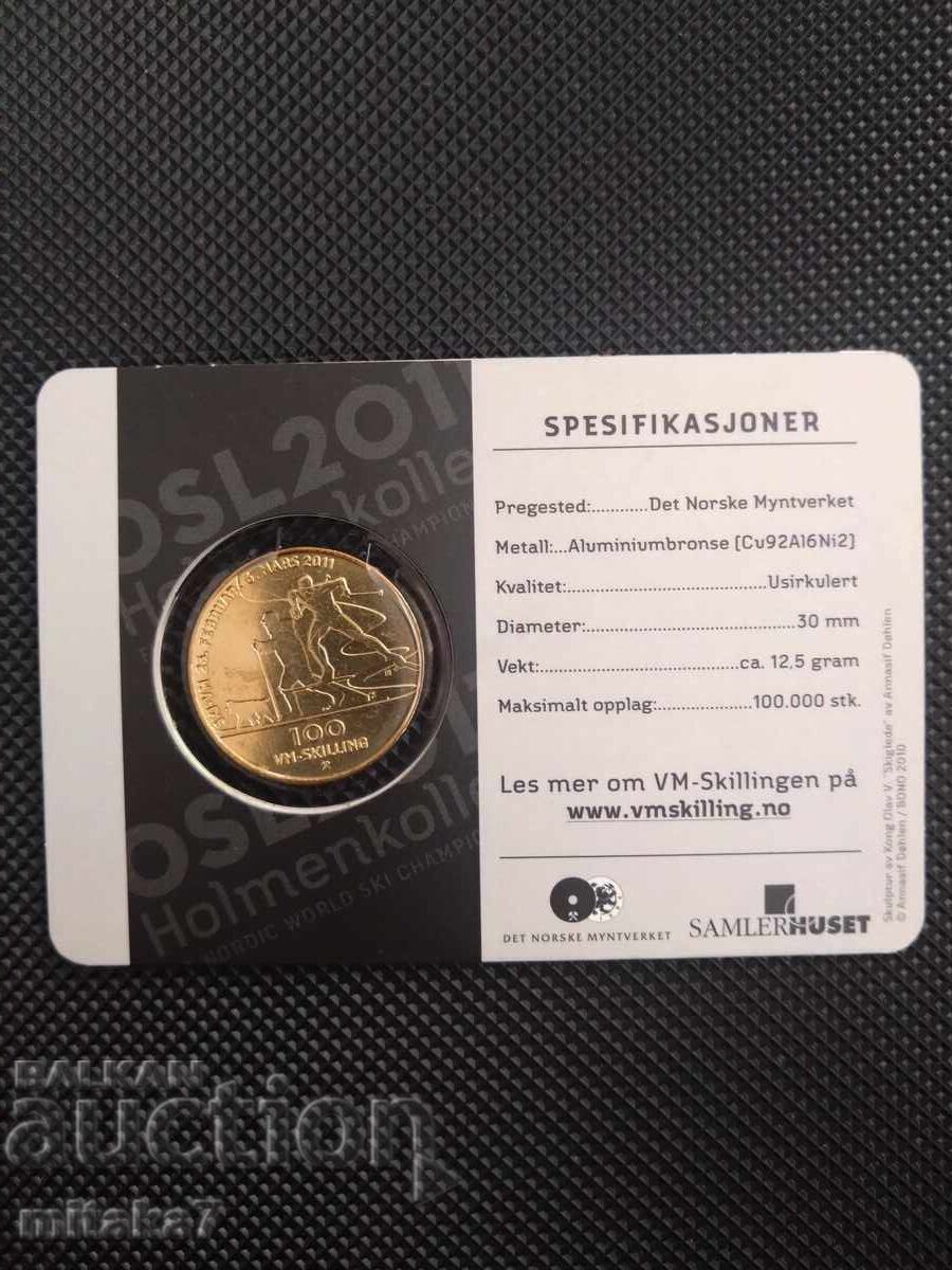 Livrarea Medalie 100 de șilingi 2011, Norvegia