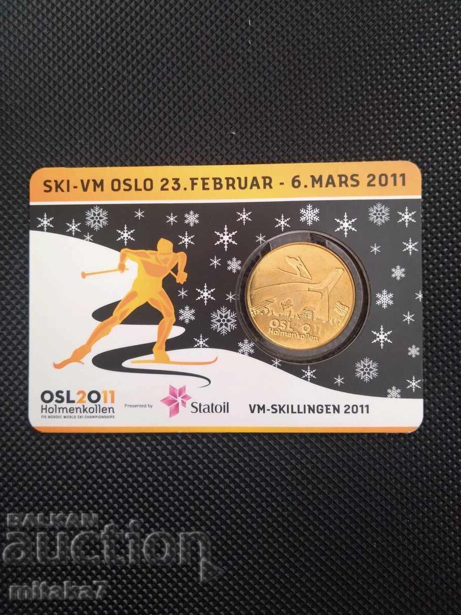 Medalie 100 de șilingi 2011, Norvegia