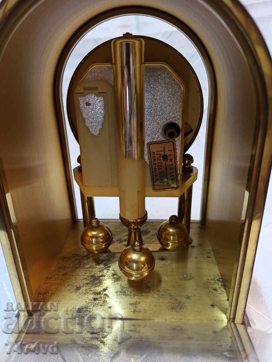 German Kundo table clock - calendar with moon phases - 6 German Kundo table clock - calendar with moon phases - 6