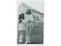 Bloc curat John Lennon și Yoko Ono 1999 din Gibraltar