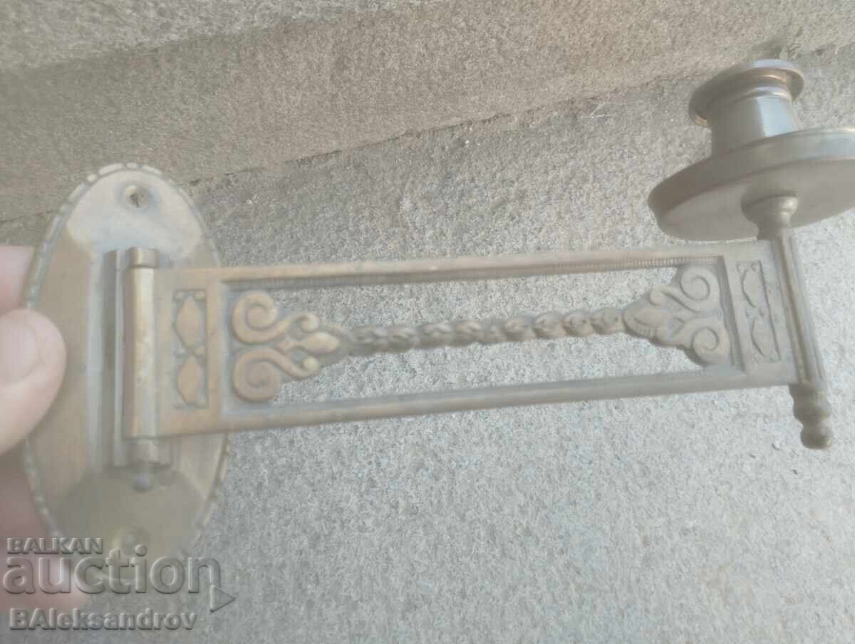 Old bronze candlestick from Pismo - 5