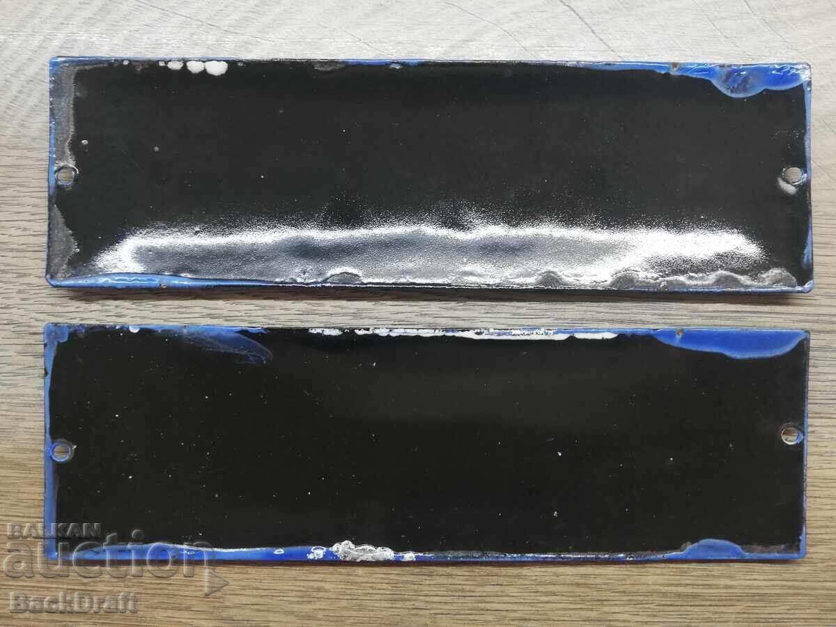 Доставка на 2 СТАРИ СОЦ РЕТРО ЕМАЙЛИРАНА ТАБЕЛА,ТАБЕЛКА ДОМОУПРАВИТЕЛ Доставка на 2 СТАРИ СОЦ РЕТРО ЕМАЙЛИРАНА ТАБЕЛА,ТАБЕЛКА ДОМОУПРАВИТЕЛ