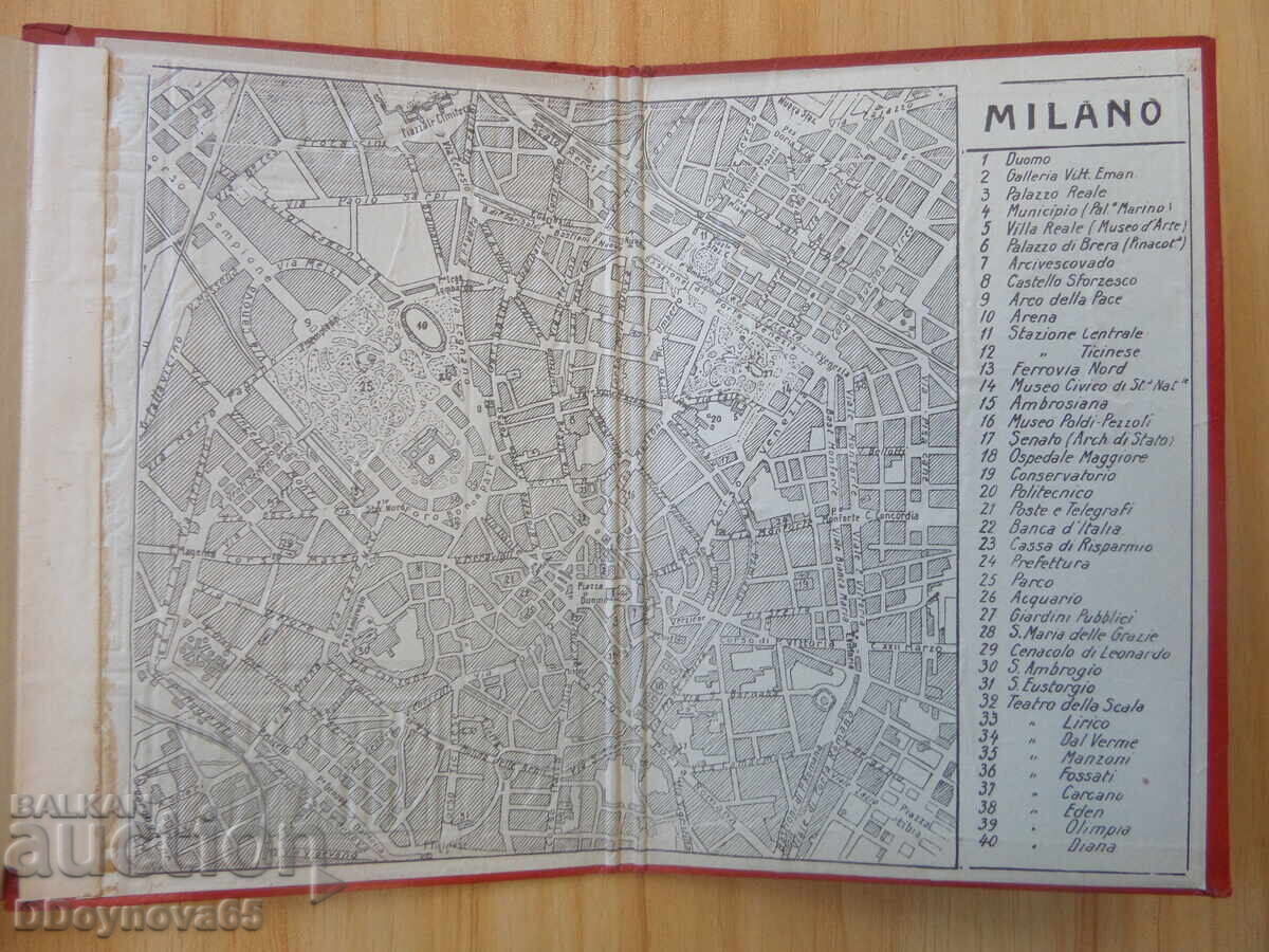 Доставка на Ricordo di Milano- 32 изгледа, издание 1929 г.