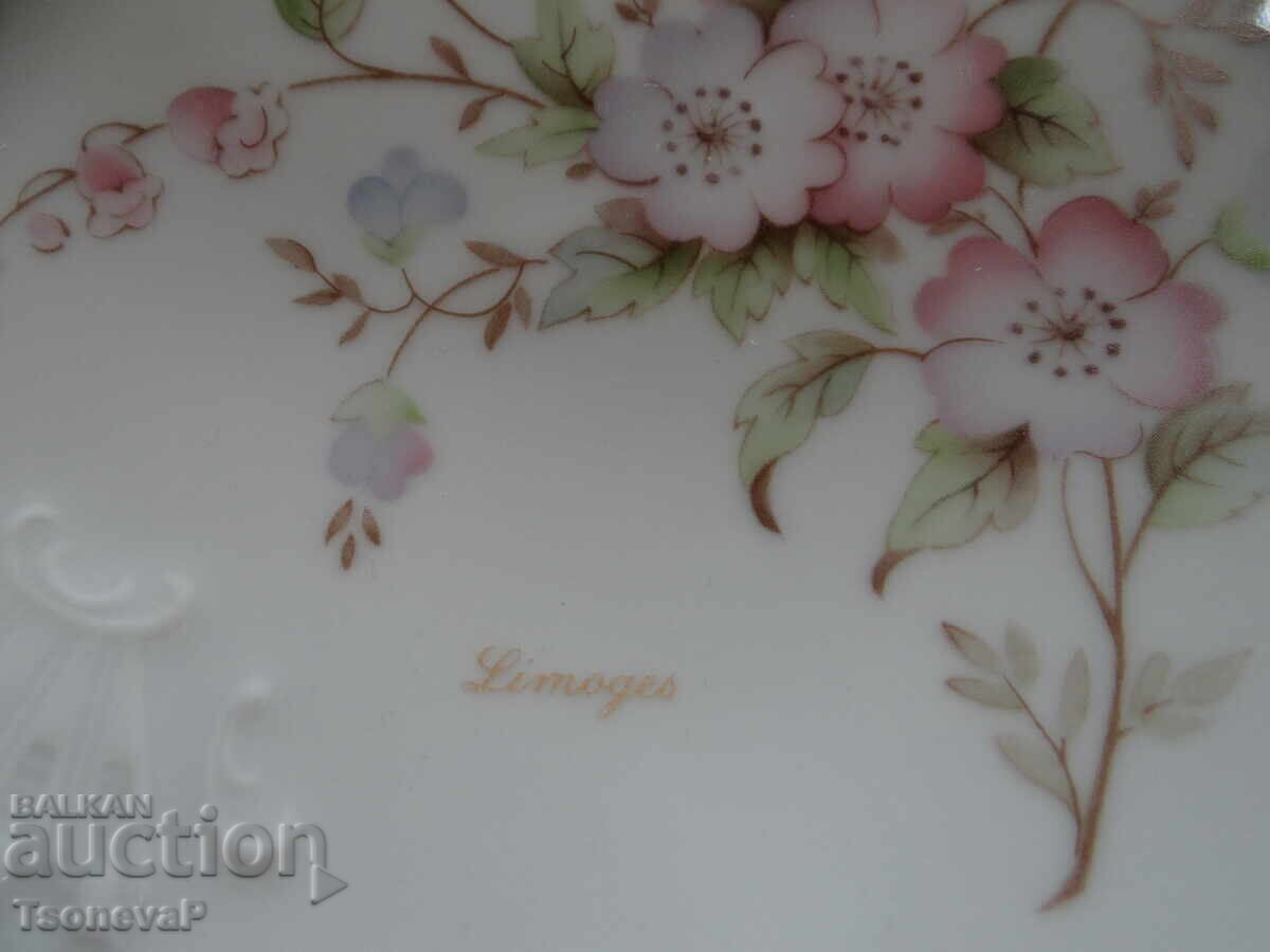 Auction Porcelain French Plate Platter Auction Porcelain French Plate Platter