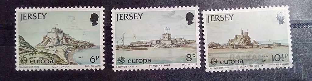 Jersey 1978 Europe CEPT Buildings MNH Jersey 1978 Europe CEPT Buildings MNH