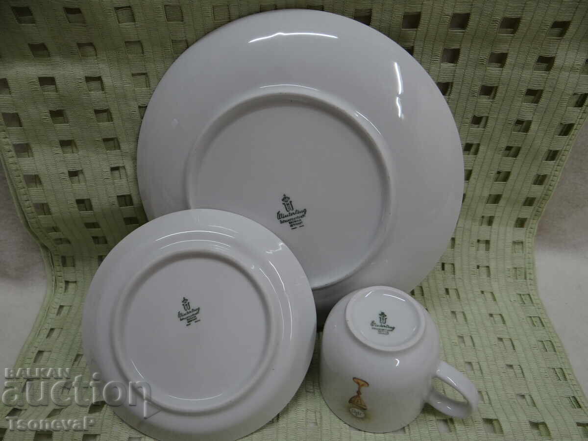 Porcelain Themed Triple Set - 7 Porcelain Themed Triple Set - 7