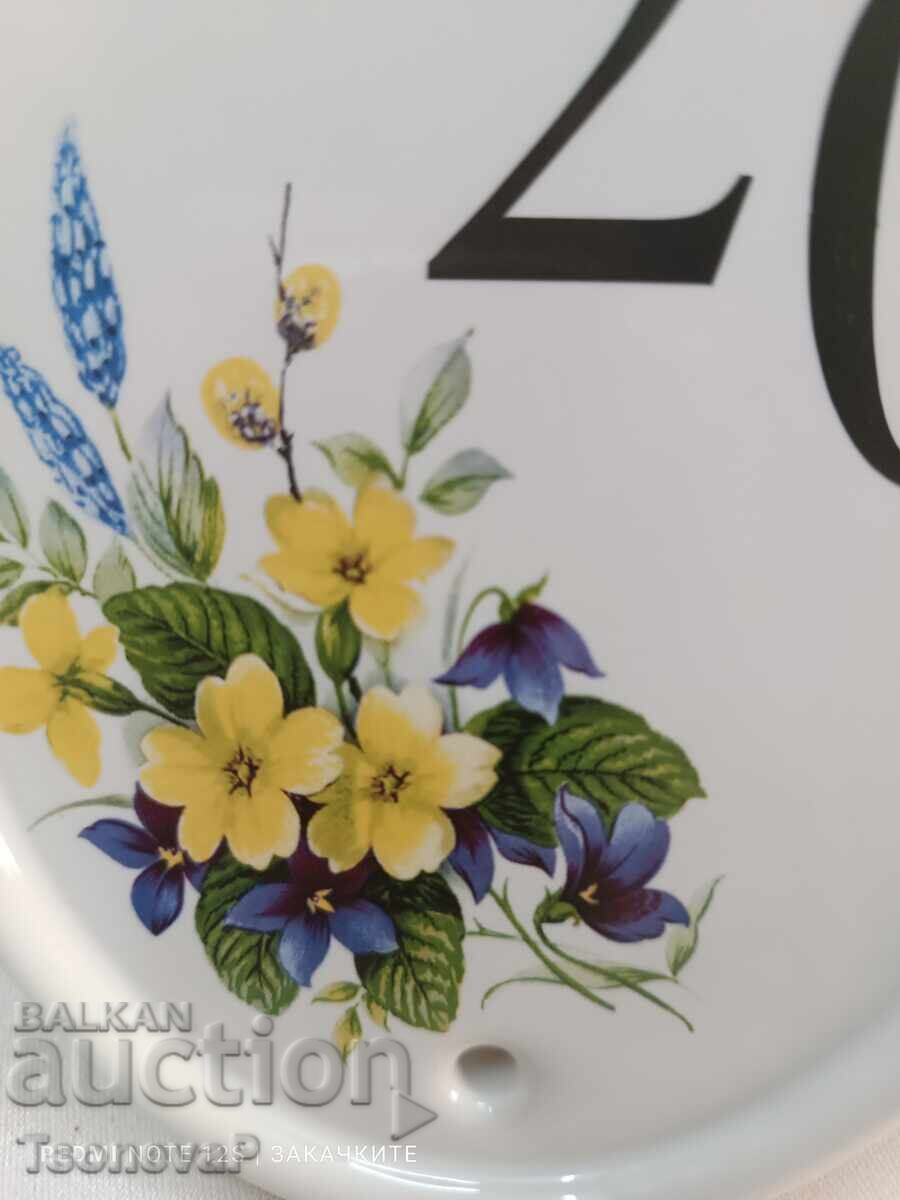 Porcelain Plate with price 10.00 BGN | € 5.11 Porcelain Plate with price 10.00 BGN | € 5.11