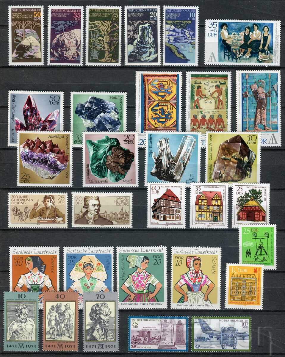 GDR MnH - Series, Various GDR MnH - Series, Various